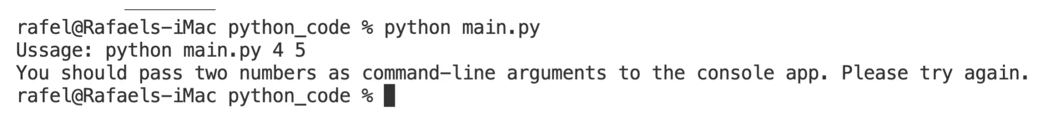 How to use command-line arguments in a Python console application ...