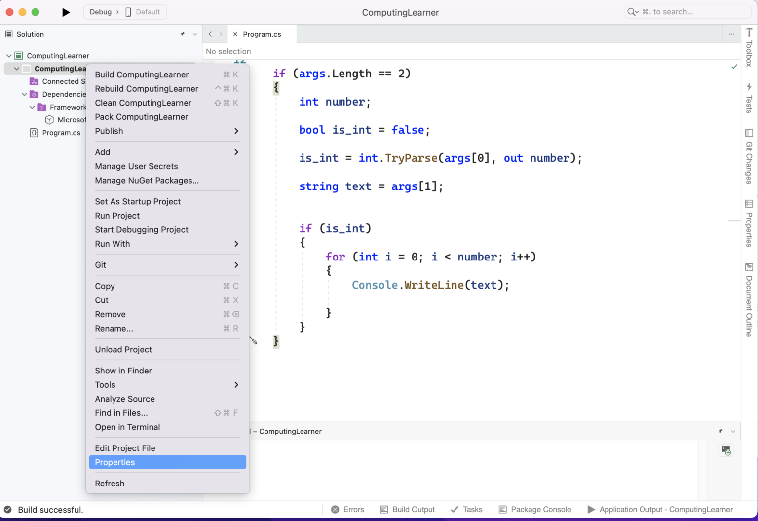 Command line Arguments In A C Console Application Computing Learner