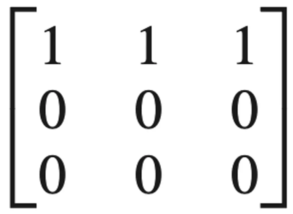 Matrix representation of the relation {(1,1),(1,2),(1,3)}  on the set {1,2,3}